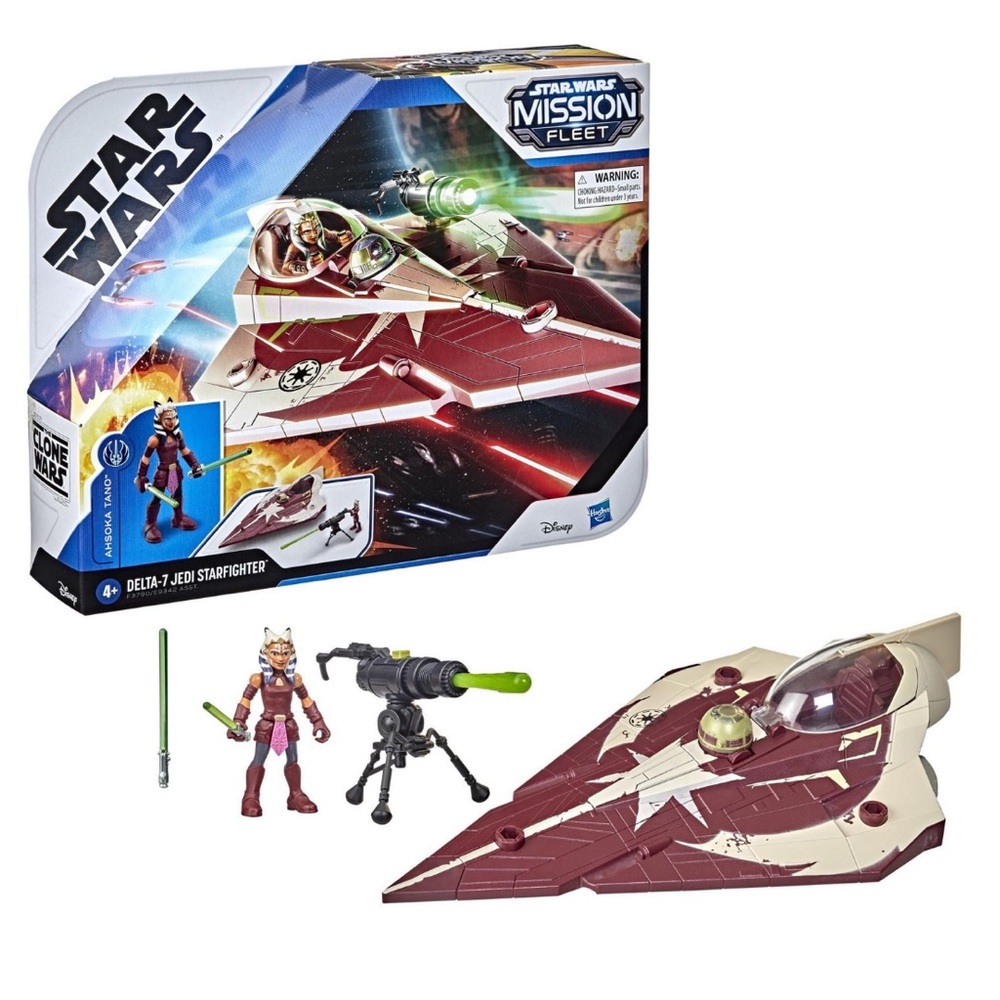 Star Wars Toys Mission Fleet Ahsoka Tano Delta-7 Jedi Starfighter 2.5-Inch-Scale
